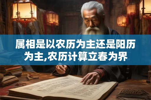 属相是以农历为主还是阳历为主,农历计算立春为界 属相是以农历为主还是阳历为主,农历计算立春为界