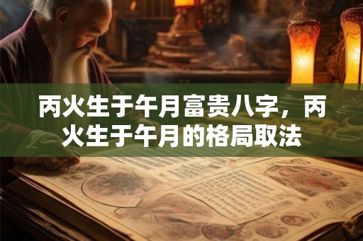 丙火生于午月富贵八字，丙火生于午月的格局取法
