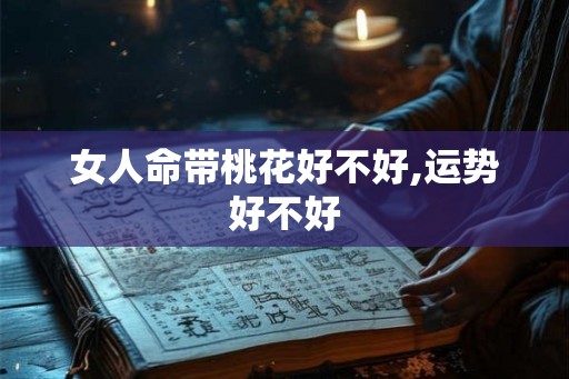女人命带桃花好不好,运势好不好