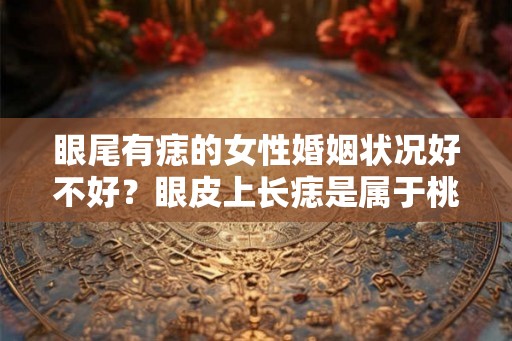 眼尾有痣的女性婚姻状况好不好？眼皮上长痣是属于桃花痣吗？