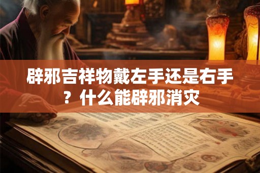 辟邪吉祥物戴左手还是右手？什么能辟邪消灾