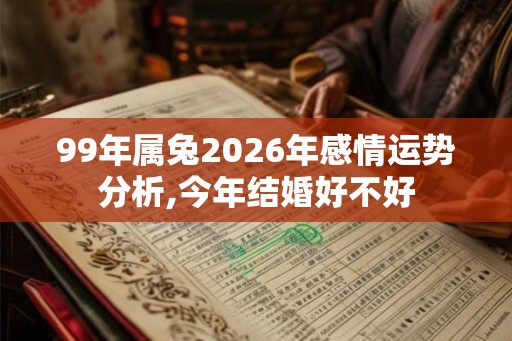 99年属兔2026年感情运势分析,今年结婚好不好 99年属兔2026年感情运势分析,今年结婚好不好