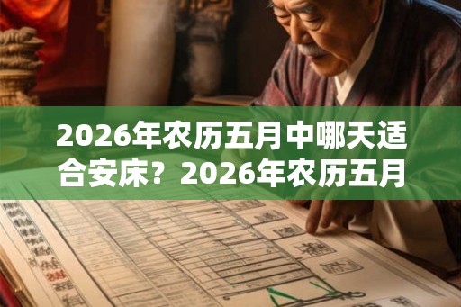 2026年农历五月中哪天适合安床?2026年农历五月安床吉日。 2026年农历五月中哪天适合安床?2026年农历五月安床吉日。