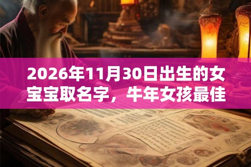 2026年11月30日出生的女宝宝取名字，牛年女孩最佳名字推荐