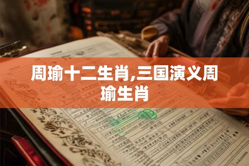 周瑜十二生肖,三国演义周瑜生肖