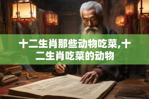 十二生肖那些动物吃菜,十二生肖吃菜的动物 十二生肖那些动物吃菜,十二生肖吃菜的动物