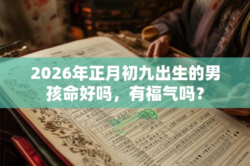 2026年正月初九出生的男孩命好吗，有福气吗？