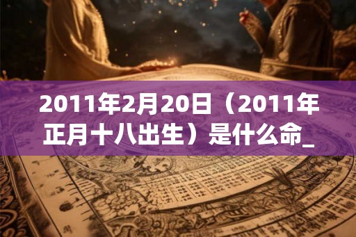 2011年2月20日（2011年正月十八出生）是什么命_命运如何