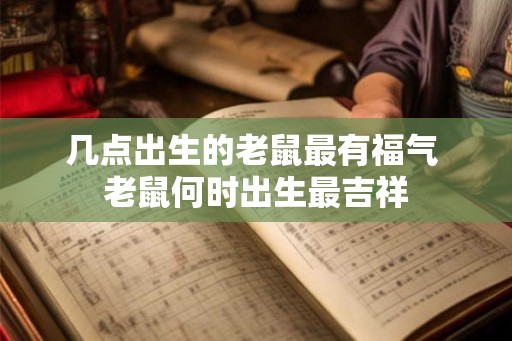 几点出生的老鼠最有福气 老鼠何时出生最吉祥
