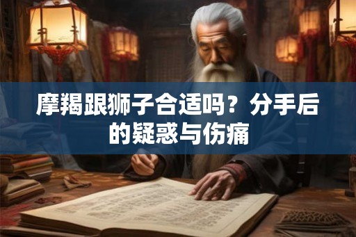摩羯跟狮子合适吗？分手后的疑惑与伤痛
