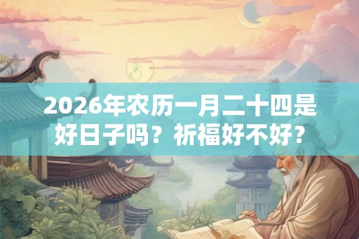 2026年农历一月二十四是好日子吗？祈福好不好？
