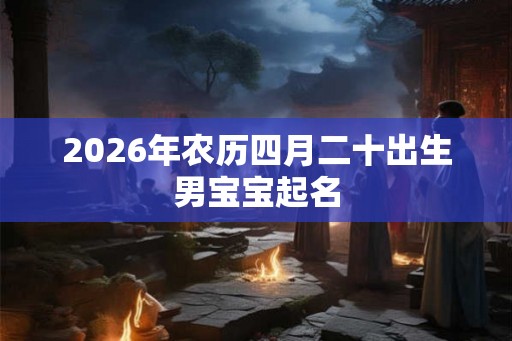 2026年农历四月二十出生男宝宝起名