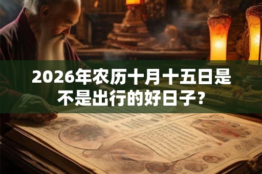 2026年农历十月十五日是不是出行的好日子？