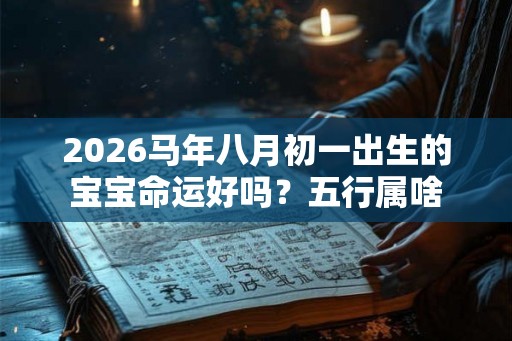 2026马年八月初一出生的宝宝命运好吗？五行属啥