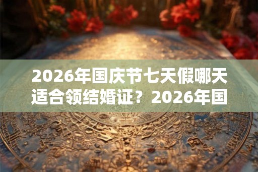 2026年国庆节七天假哪天适合领结婚证？2026年国庆期间可以办酒席吗？