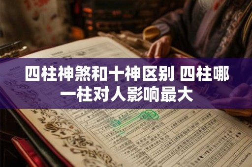 四柱神煞和十神区别 四柱哪一柱对人影响最大 四柱神煞和十神区别 四柱哪一柱对人影响最大