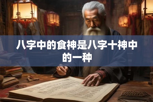 八字中的食神是八字十神中的一种 八字中的食神是八字十神中的一种