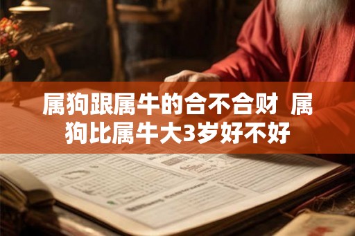 属狗跟属牛的合不合财  属狗比属牛大3岁好不好