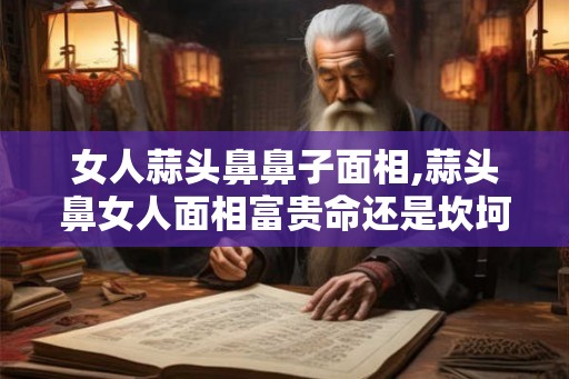 女人蒜头鼻鼻子面相,蒜头鼻女人面相富贵命还是坎坷运？
