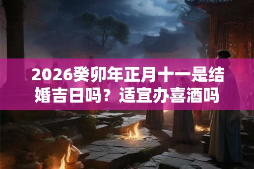 2026癸卯年正月十一是结婚吉日吗？适宜办喜酒吗