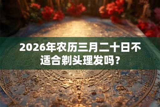 2026年农历三月二十日不适合剃头理发吗？