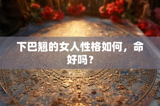 下巴翘的女人性格如何,命好吗? 下巴翘的女人性格如何,命好吗?