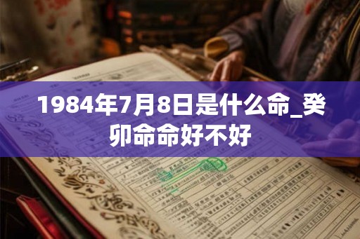 1984年7月8日是什么命_癸卯命命好不好 1984年7月8日是什么命_癸卯命命好不好