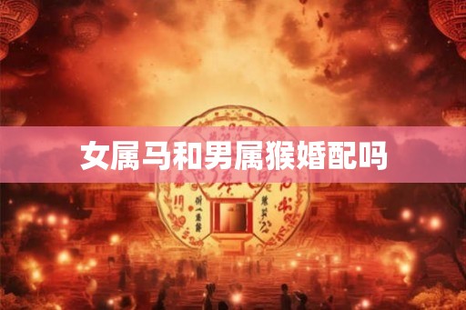 女属马和男属猴婚配吗