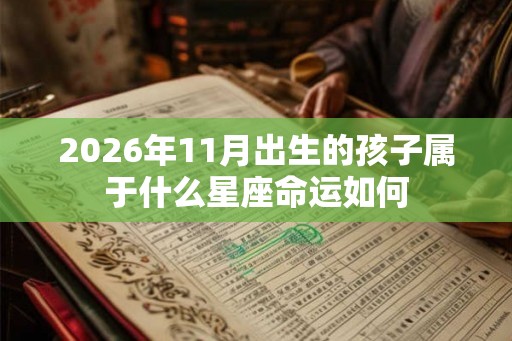 2026年11月出生的孩子属于什么星座命运如何