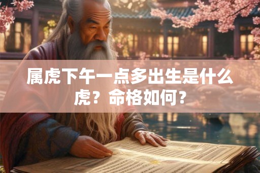 属虎下午一点多出生是什么虎?命格如何? 属虎下午一点多出生是什么虎?命格如何?