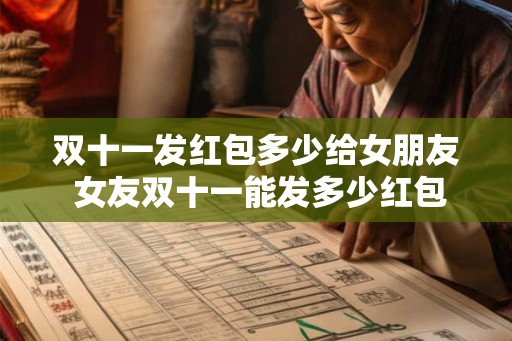 双十一发红包多少给女朋友 女友双十一能发多少红包