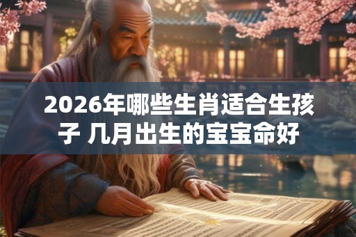 2026年哪些生肖适合生孩子 几月出生的宝宝命好 2026年哪些生肖适合生孩子 几月出生的宝宝命好