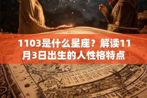 1103是什么星座?解读11月3日出生的人性格特点 1103是什么星座?解读11月3日出生的人性格特点