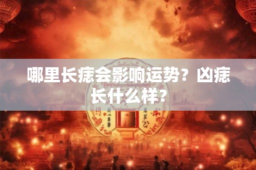 哪里长痣会影响运势？凶痣长什么样？