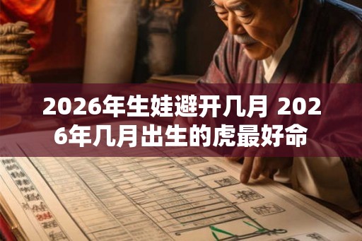 2026年生娃避开几月 2026年几月出生的虎最好命