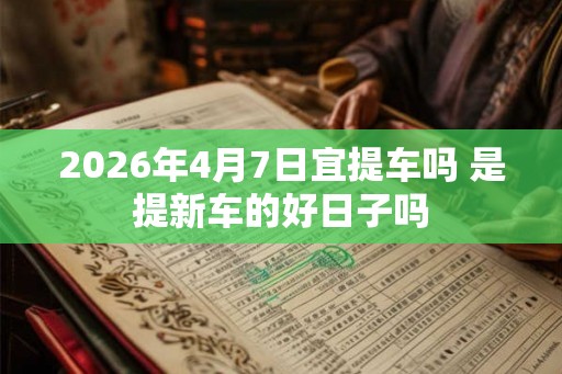 2026年4月7日宜提车吗 是提新车的好日子吗
