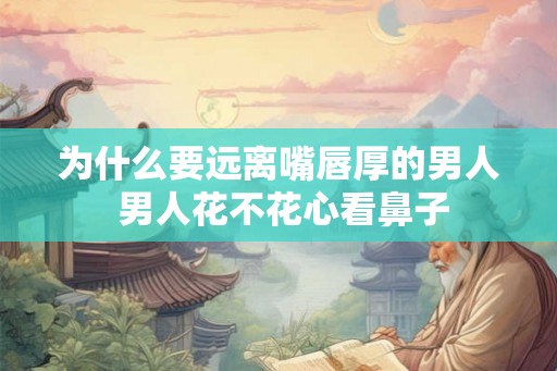 为什么要远离嘴唇厚的男人 男人花不花心看鼻子