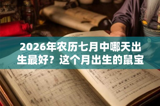 2026年农历七月中哪天出生最好？这个月出生的鼠宝宝好吗？