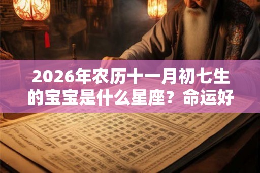 2026年农历十一月初七生的宝宝是什么星座？命运好不好？