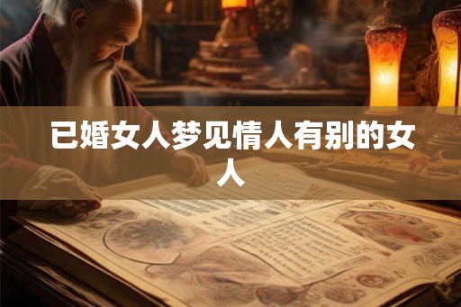 已婚女人梦见情人有别的女人