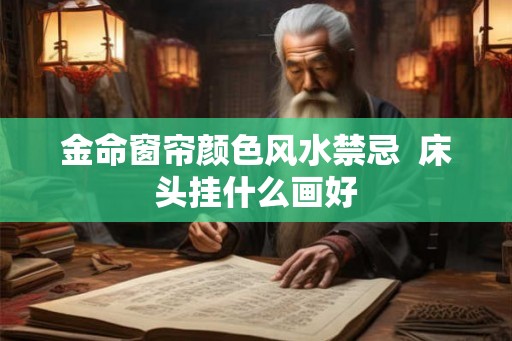 金命窗帘颜色风水禁忌  床头挂什么画好