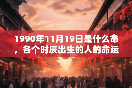 1990年11月19日是什么命,各个时辰出生的人的命运 1990年11月19日是什么命,各个时辰出生的人的命运