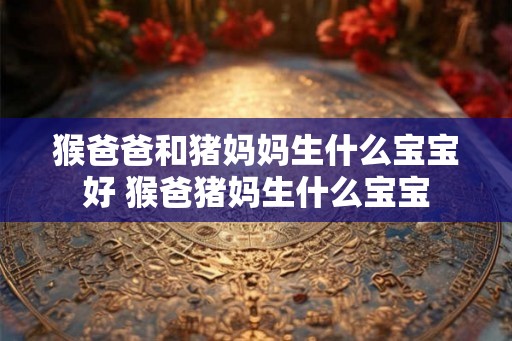 猴爸爸和猪妈妈生什么宝宝好 猴爸猪妈生什么宝宝