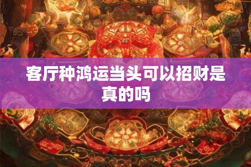 客厅种鸿运当头可以招财是真的吗