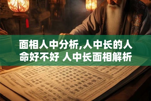 面相人中分析,人中长的人命好不好 人中长面相解析