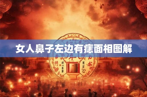 女人鼻子左边有痣面相图解