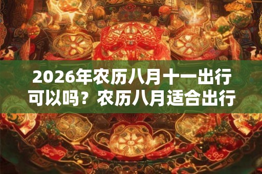2026年农历八月十一出行可以吗？农历八月适合出行日子汇总