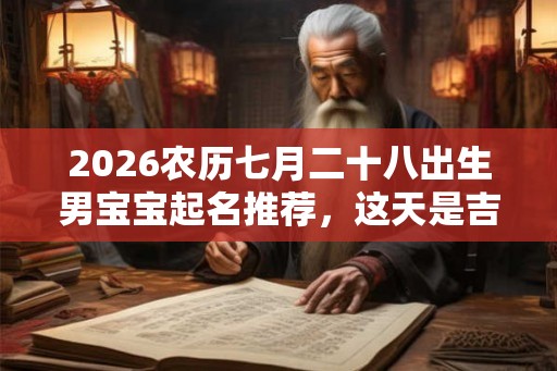 2026农历七月二十八出生男宝宝起名推荐,这天是吉日吗? 2026农历七月二十八出生男宝宝起名推荐,这天是吉日吗?