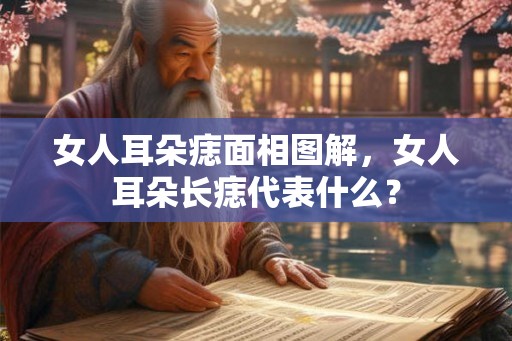 女人耳朵痣面相图解，女人耳朵长痣代表什么？