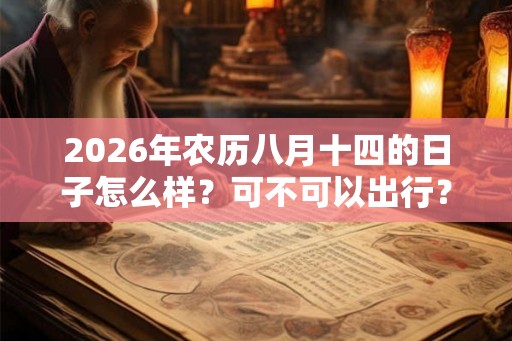 2026年农历八月十四的日子怎么样？可不可以出行？